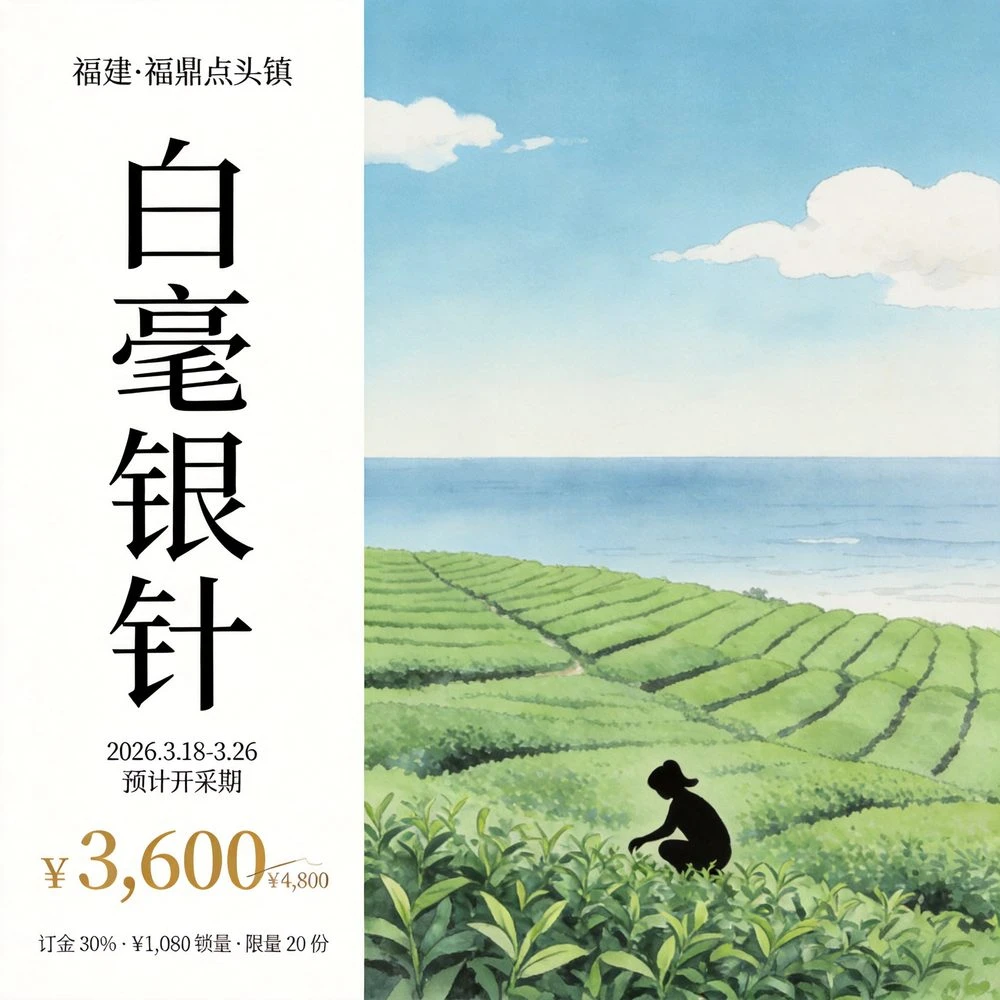 头采预订|福鼎点头白毫银针·头采特级 500g礼盒