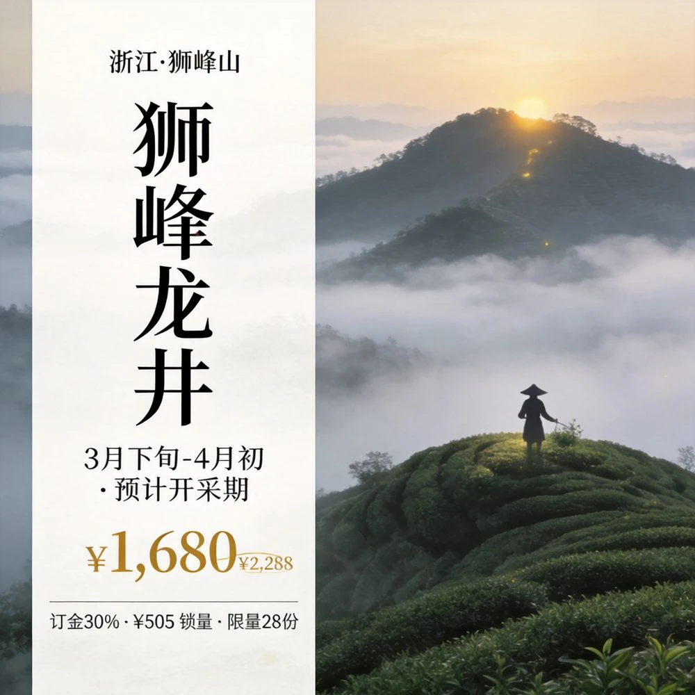 头采预订|明前狮峰龙井·头采特级 250g礼盒